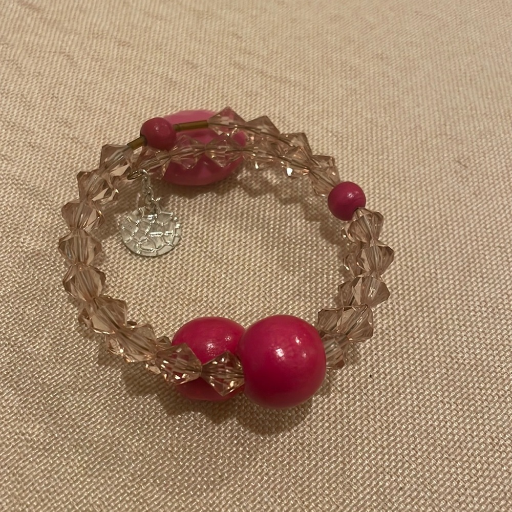Statement beaded bracelet